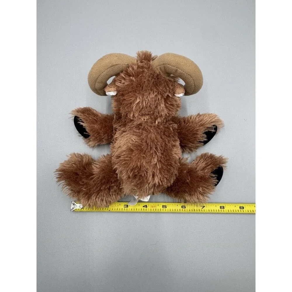 Mountain Goat Ram Brown Plush Small 8